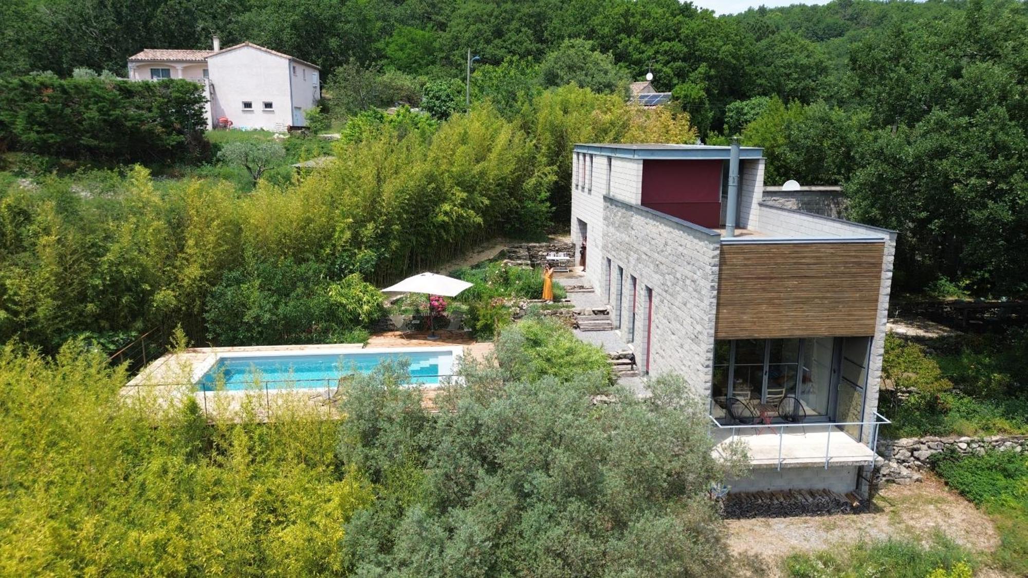 La Maison Des Chataigniers Meyrannes Exterior foto